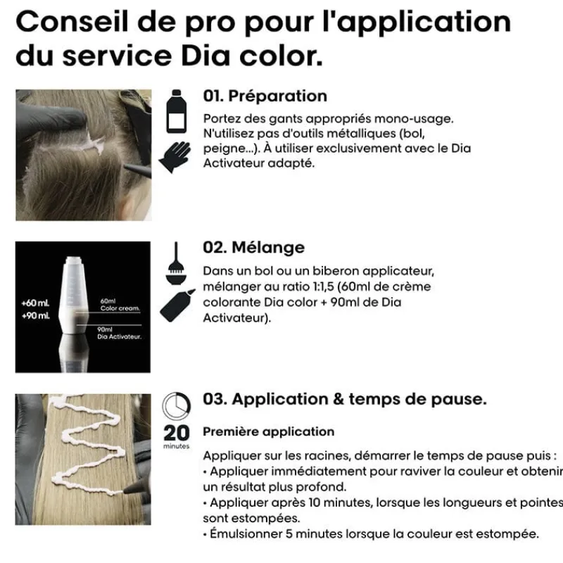 L’Oréal Professionnel Paris Coloration ton sur ton Dia Color 6.45 blond foncé cuivré acajou Hot