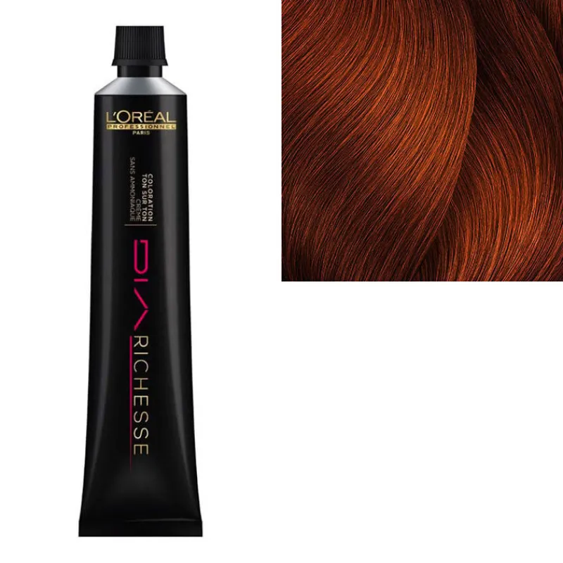 L’Oréal Professionnel Paris Coloration ton sur ton Diarichesse 6.40 Cuivré Rubilane Discount
