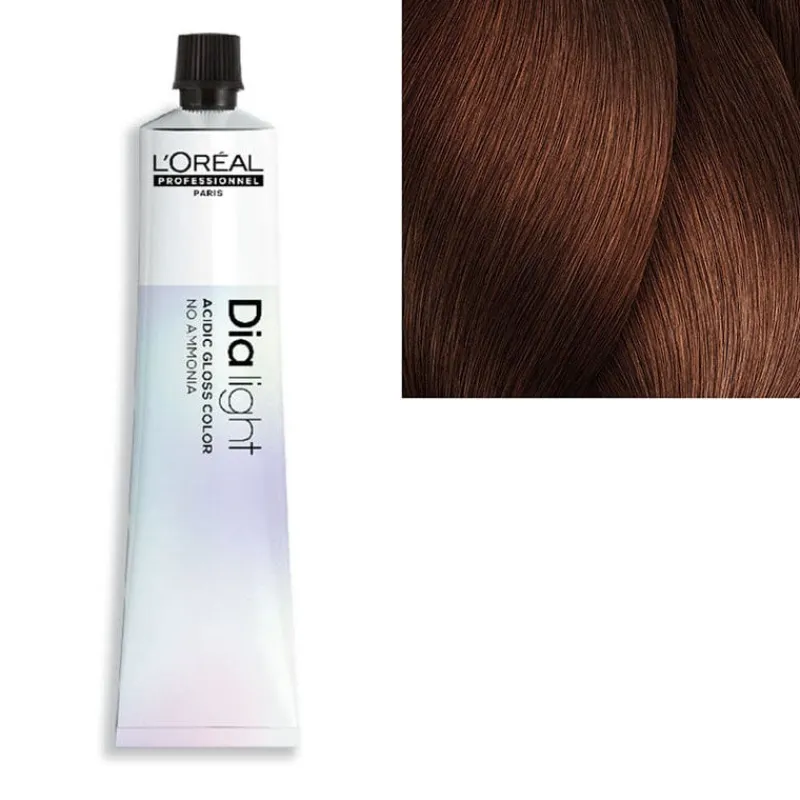 L’Oréal Professionnel Paris Coloration ton sur ton Dialight Acidic Gloss Color 6.35 blond foncé doré acajou Hot
