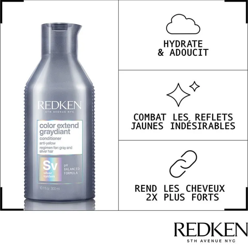 Redken Conditioner déjaunisseur pour cheveux blancs Color Extend Graydiant