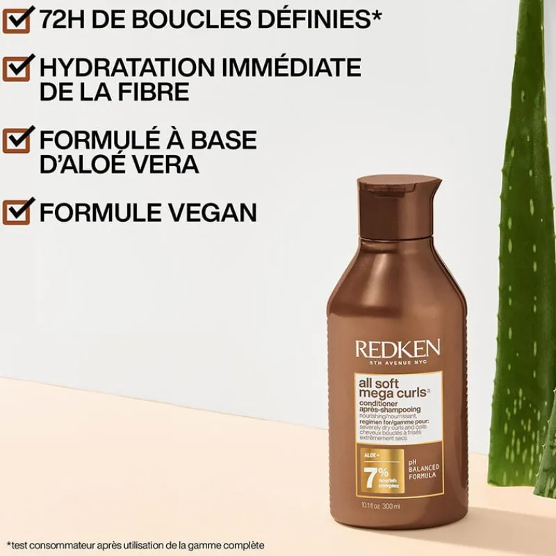 Redken Conditioner pour cheveux bouclés à crépus All Soft Mega Curls Clearance