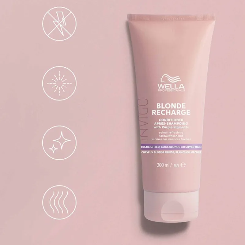 Wella Professionals Conditionneur raviveur de couleur blond froid Invigo Blonde Recharge Outlet