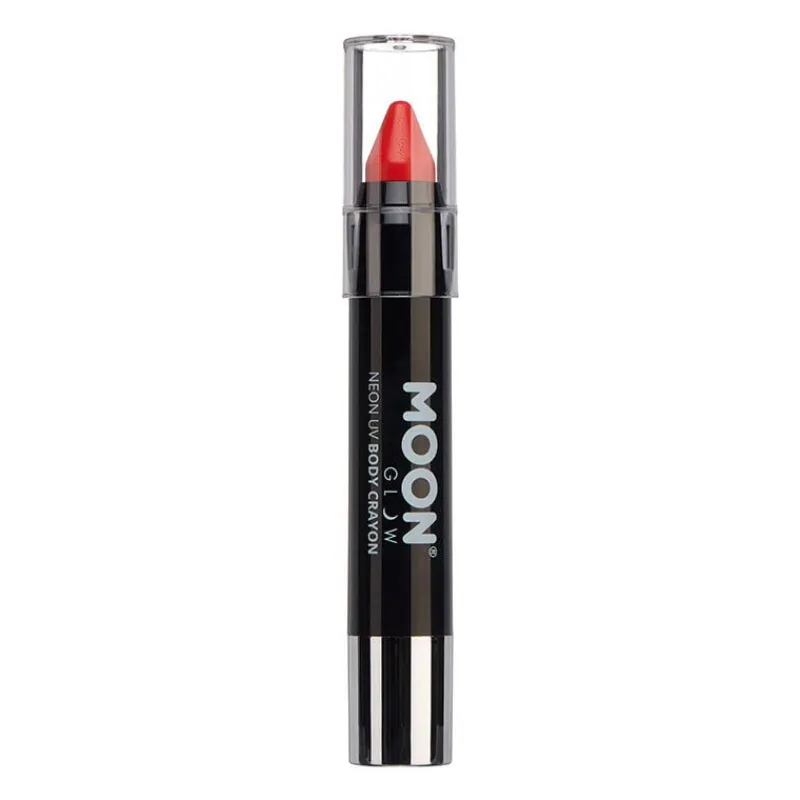 Moon Creations Crayon néon corps et visage Moon Glow rouge Outlet
