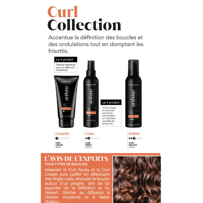 Eugene Perma Professionnel Crème bouclante Curl Cream Artiste Sale