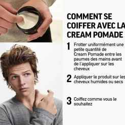 American Crew Crème de coiffage tenue légère Cream Pomade Outlet