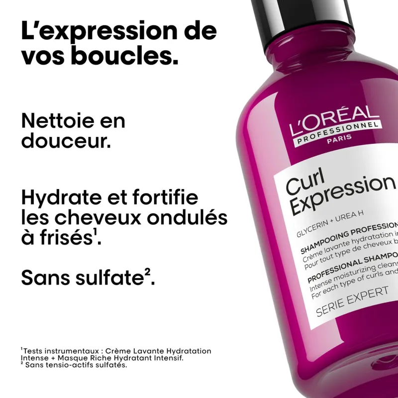 L’Oréal Professionnel Paris Crème lavante hydratation intense pour cheveux bouclés Curl Expression 300ml Online