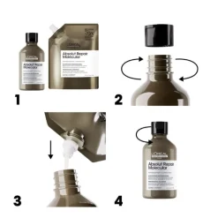 L’Oréal Professionnel Paris Duo recharge Absolut Repair Molecular + shampooing 500 ml Outlet