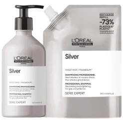 L’Oréal Professionnel Paris Duo recharge déjaunissant Silver + shampooing 500ml Best