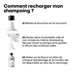 L’Oréal Professionnel Paris Duo recharge déjaunissant Silver + shampooing 500ml Best
