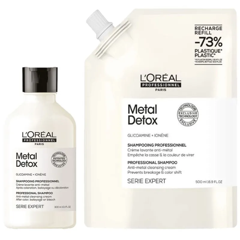 L’Oréal Professionnel Paris Duo recharge Metal Detox + shampooing 300ml New