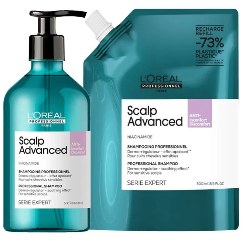 L’Oréal Professionnel Paris Duo recharge Scalp Advanced + shampooing 500ml Sale
