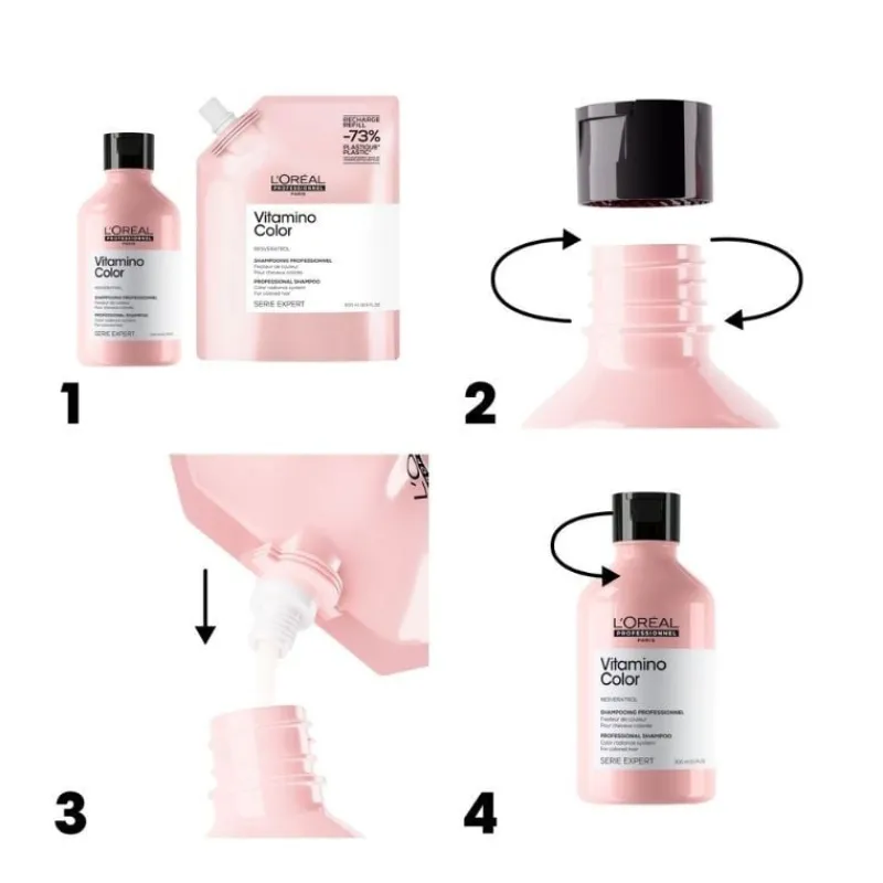 L’Oréal Professionnel Paris Duo recharge Vitamino Color + shampooing 300ml Sale