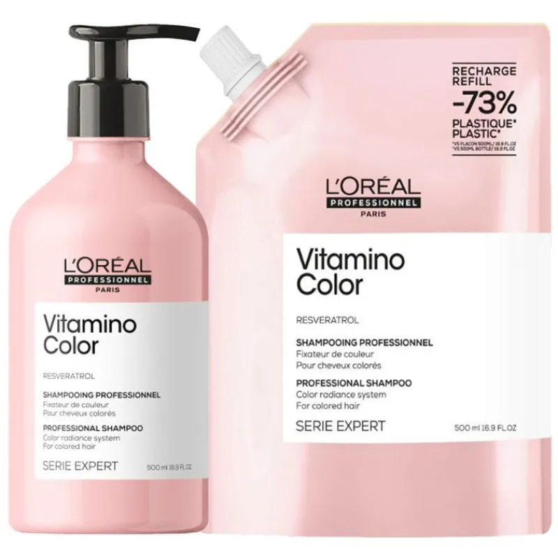 L’Oréal Professionnel Paris Duo recharge Vitamino Color + shampooing 500ml New