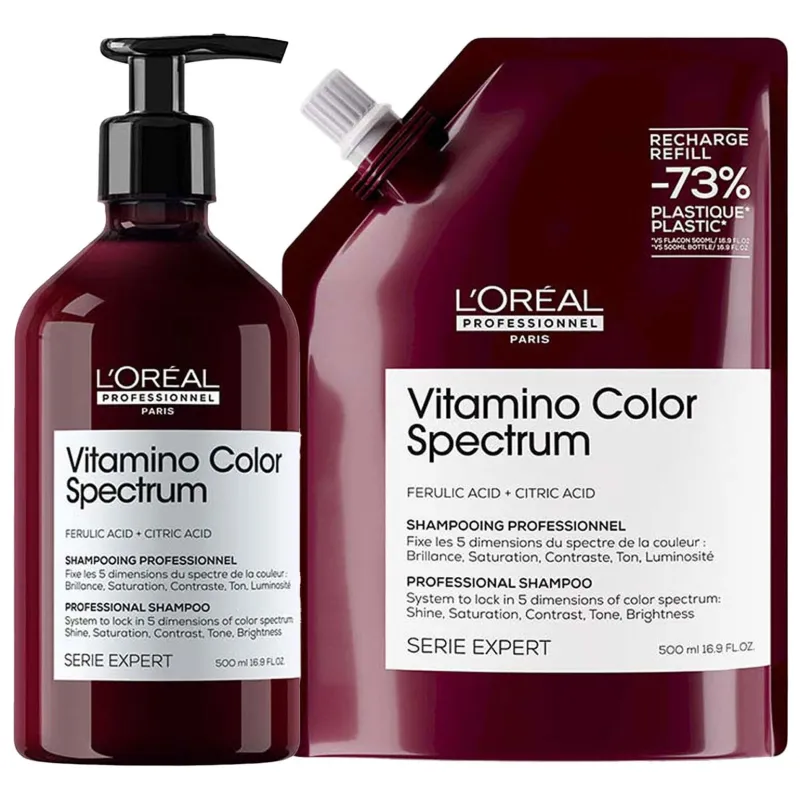 L’Oréal Professionnel Paris Duo recharge Vitamino Color Spectrum + shampooing 500ml