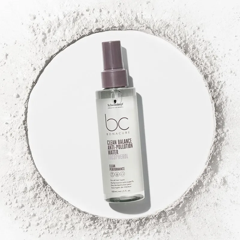 Schwarzkopf Professional Eau anti-pollution pour tous types de cheveux BC Clean Balance Sale