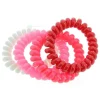 La Boutique du Coiffeur Elastiques scoubidou 4 couleurs roses et blanc Best