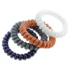 La Boutique du Coiffeur Elastiques scoubidou 4 couleurs bleu gris beige et blanc Outlet