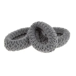 La Boutique du Coiffeur Elastiques XXL lot de 3 Gris
