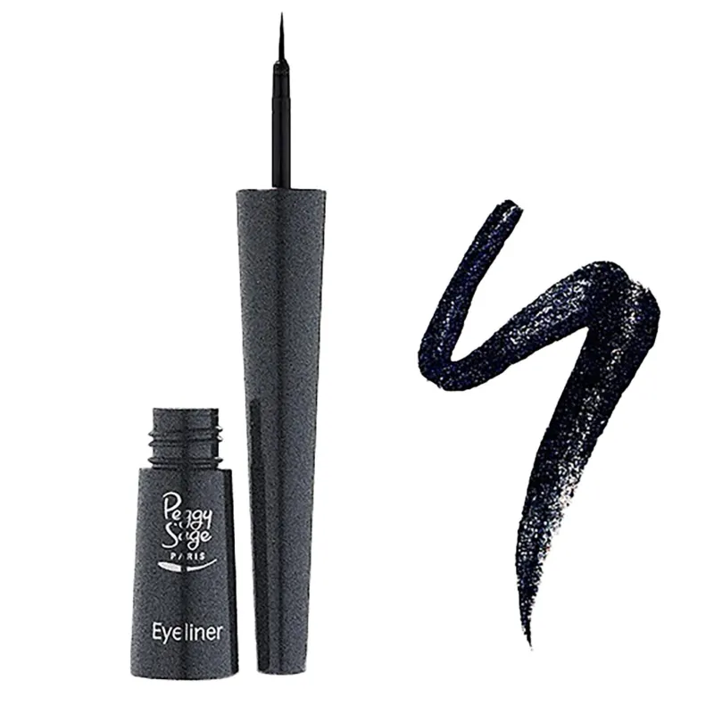 Peggy Sage Eyeliner pinceau paielleté noir New