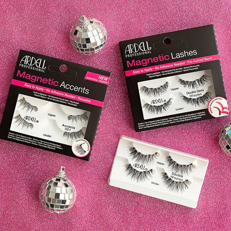Ardell Faux cils et applicateur Magnetic Double Demi Wispies Sale