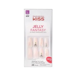 Kiss Faux ongles en gel Jelly Fantasy Hot