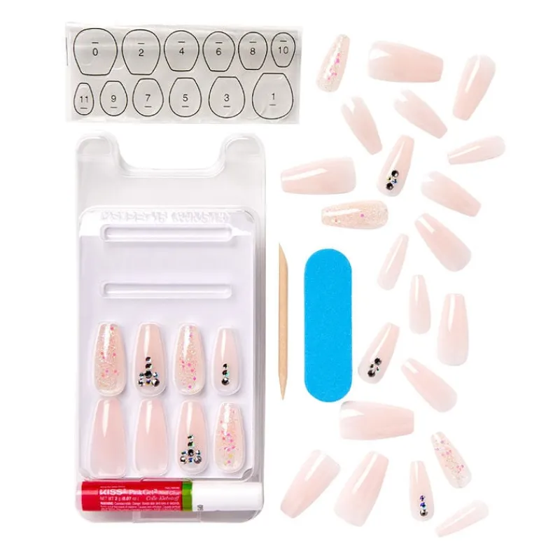 Kiss Faux ongles en gel Jelly Fantasy Hot