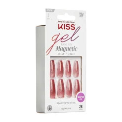 Kiss Faux ongles Gel Fantasy Long magnetic velvety effect west coat Online