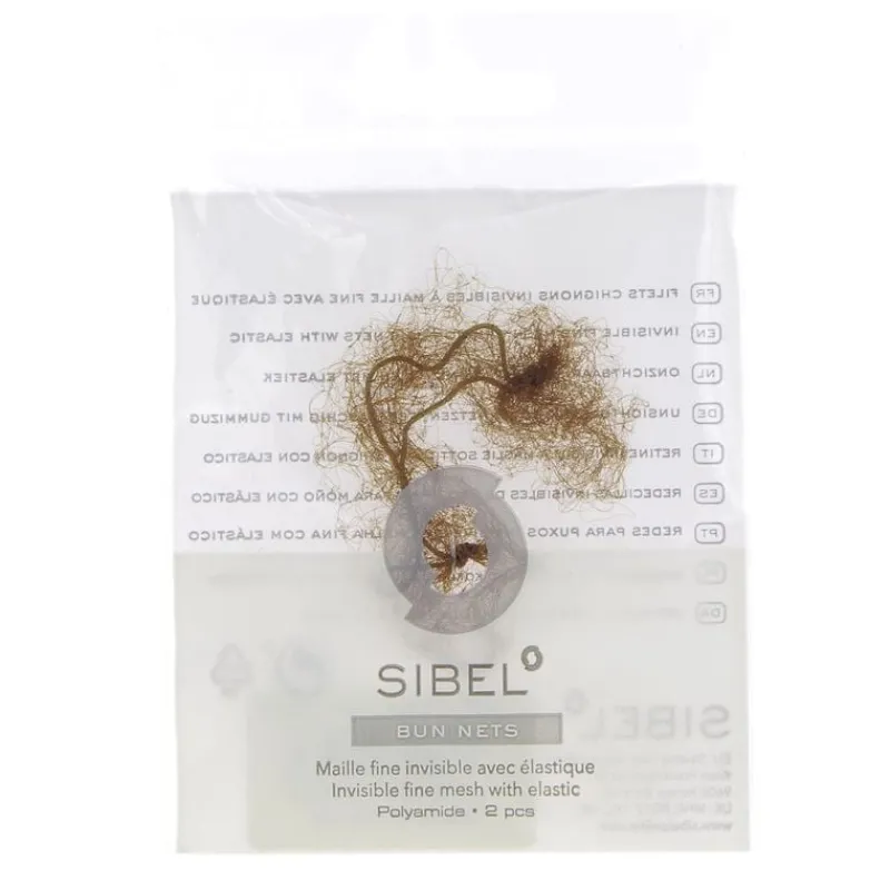 Sibel Filets à chignon invisibles x 2 châtain clair Discount