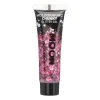 Moon Creations Gel holographique à grosses paillettes Moon Glitter rose Hot