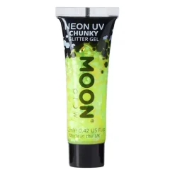 Moon Creations Gel néon à grosses paillettes Moon Glow jaune Sale