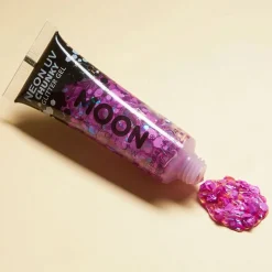 Moon Creations Gel néon à grosses paillettes Moon Glow violet Discount