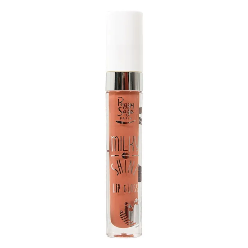 Peggy Sage Gloss à lèvres Milky Shine abricot Discount
