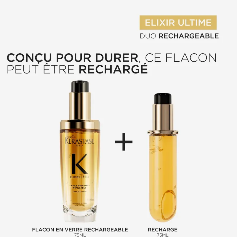 Kérastase Huile originale Elixir Ultime recharge 75ml New