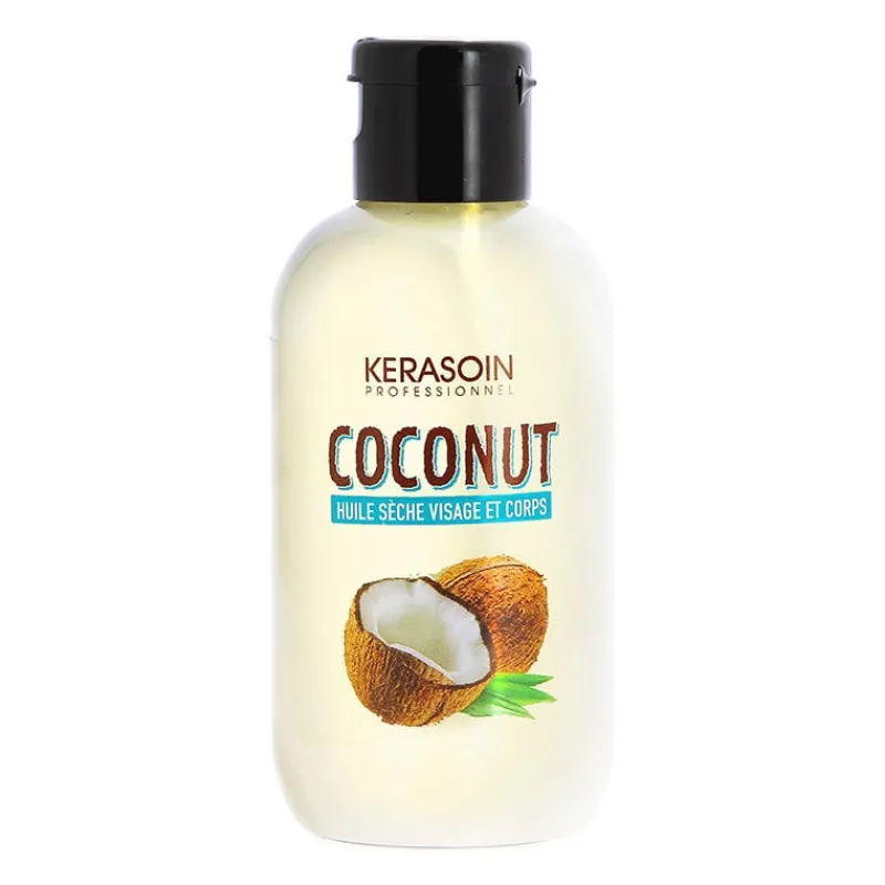 Kerasoin Professionnel Huile sèche corps visage et cheveux Coconut 100ml Sale