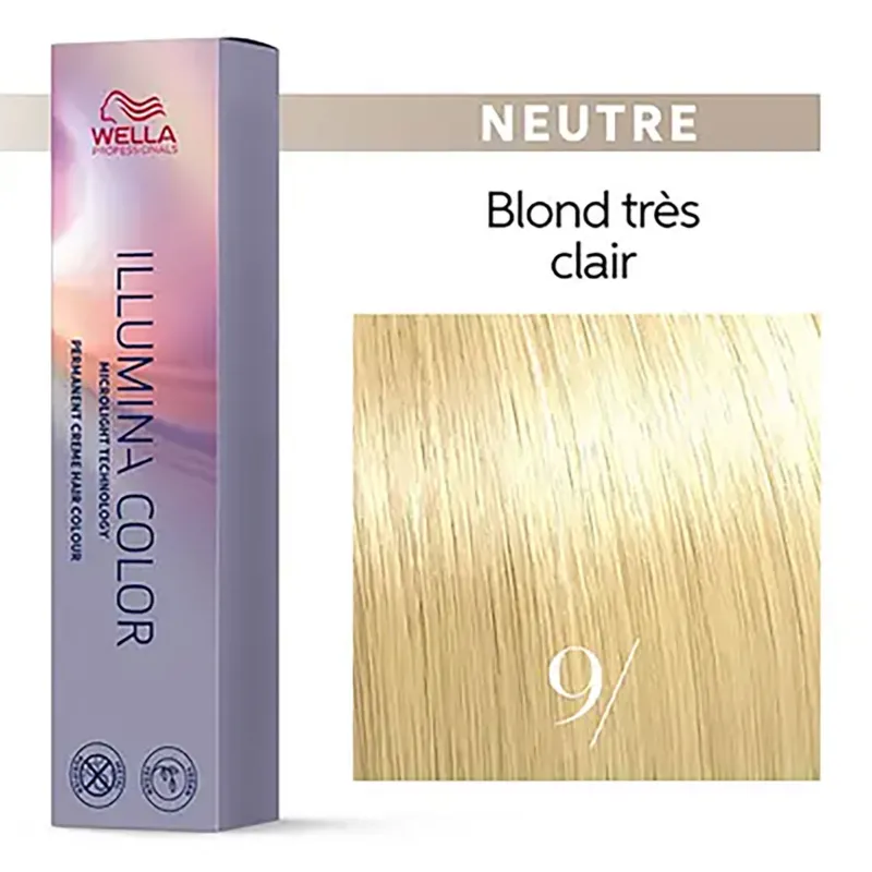 Wella Professionals Illumina color 9/ blond très clair naturel Clearance