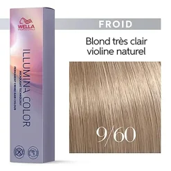 Wella Professionals Illumina color 9/60 blond très clair violine naturel New