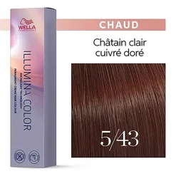 Wella Professionals Illumina color 5/43 châtain clair cuivré doré Clearance