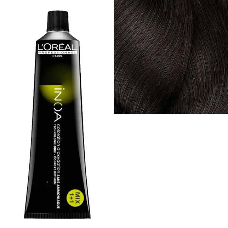 L’Oréal Professionnel Paris Inoa Coloration sans ammoniaque 5.32 châtain clair doré irisé New