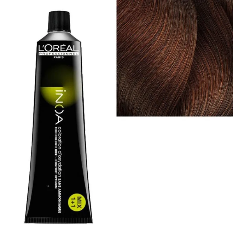 L’Oréal Professionnel Paris Inoa Coloration sans ammoniaque 5.4 châtain clair cuivré Sale