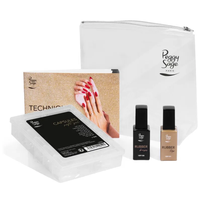 Peggy Sage Kit capsule Soft Gel technique Américaine carré Discount