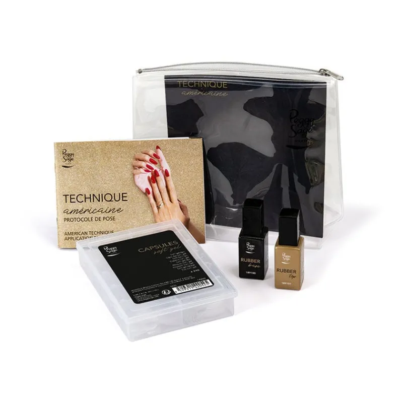 Peggy Sage Kit capsule Soft Gel technique Américaine amande Discount