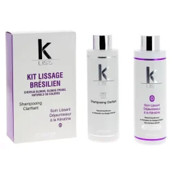 Kerasoin Professionnel Kit lissage Brésilien K-Liss soin lissant déjaunisseur Outlet