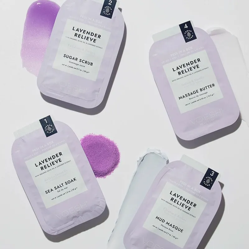 Voesh New York Kit pédicure Pedi Moments lavande calmante Clearance