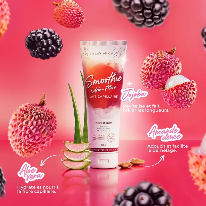 Les Secrets de Loly Lait capillaire Smoothie Litchi Mûre Online