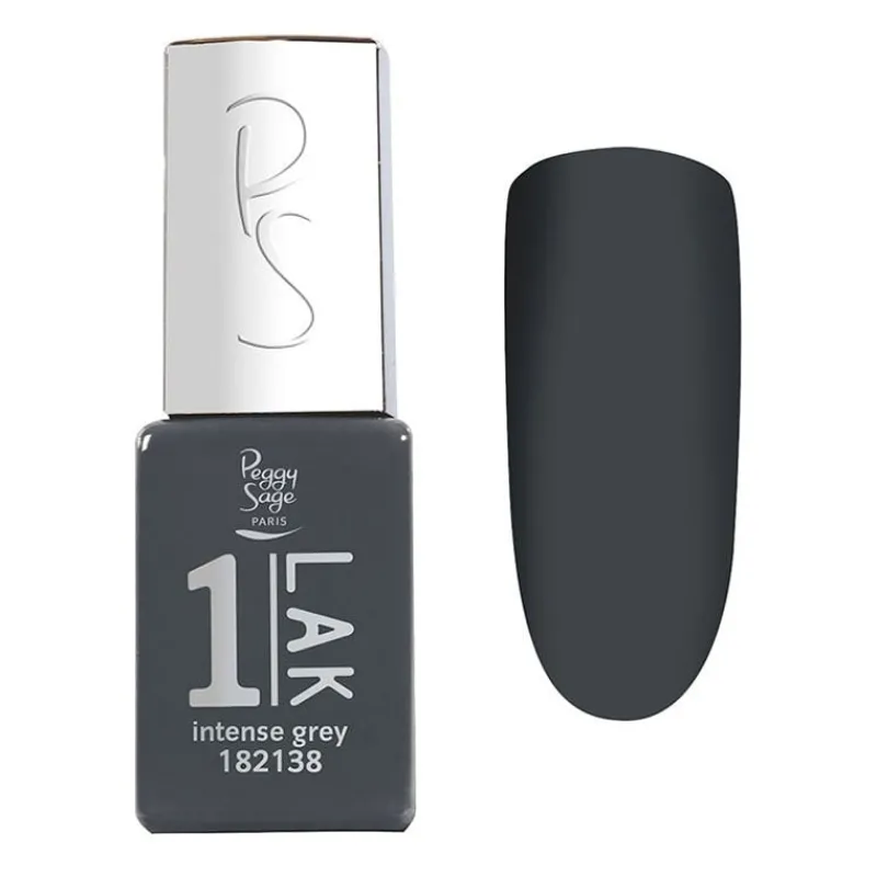 Peggy Sage 1-LAK vernis semi-permanent 3 en 1 intense grey Clearance