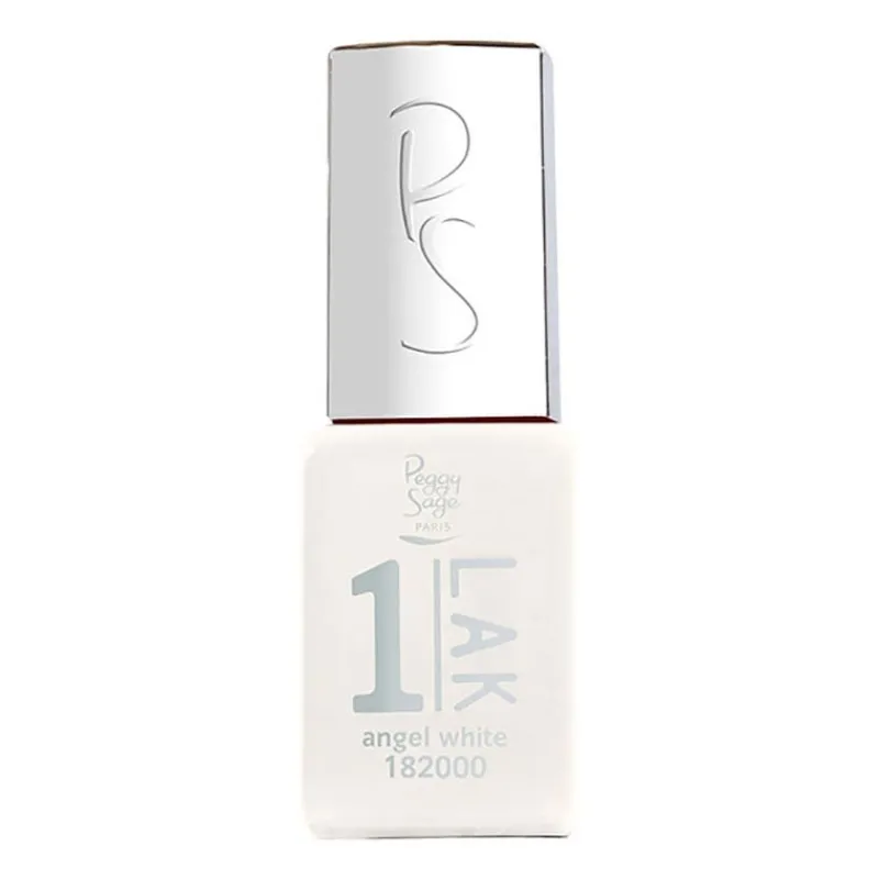 Peggy Sage 1-LAK vernis semi-permanent 3 en 1 Angel White Hot