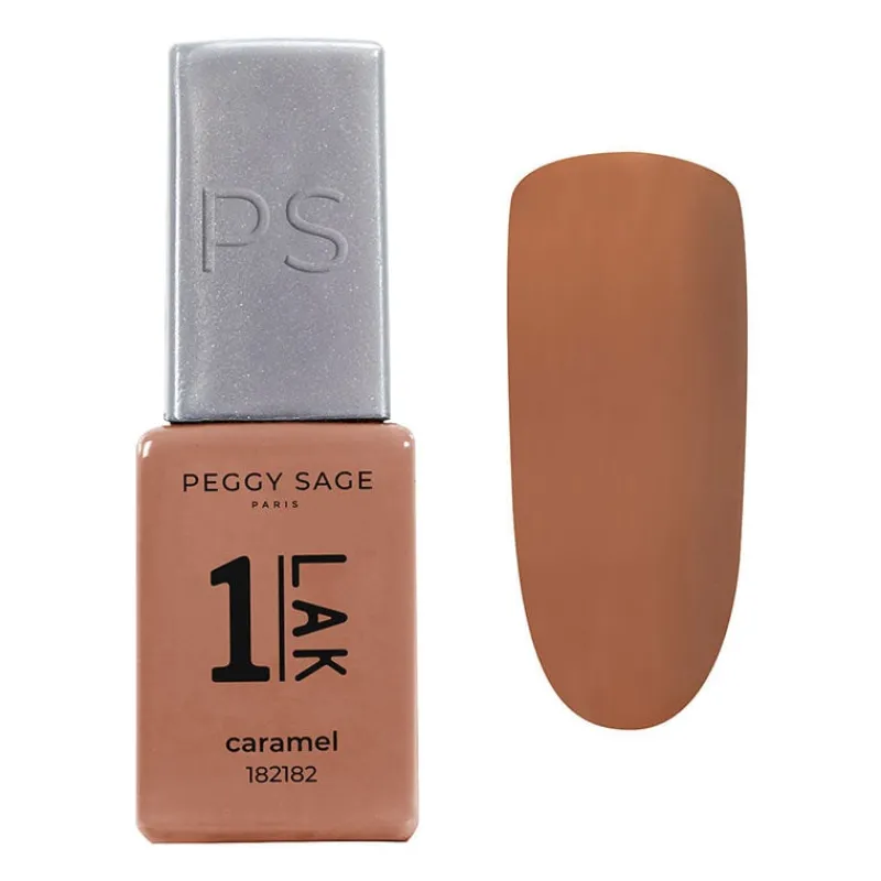 Peggy Sage 1-LAK vernis semi-permanent 3 en 1 caramel New