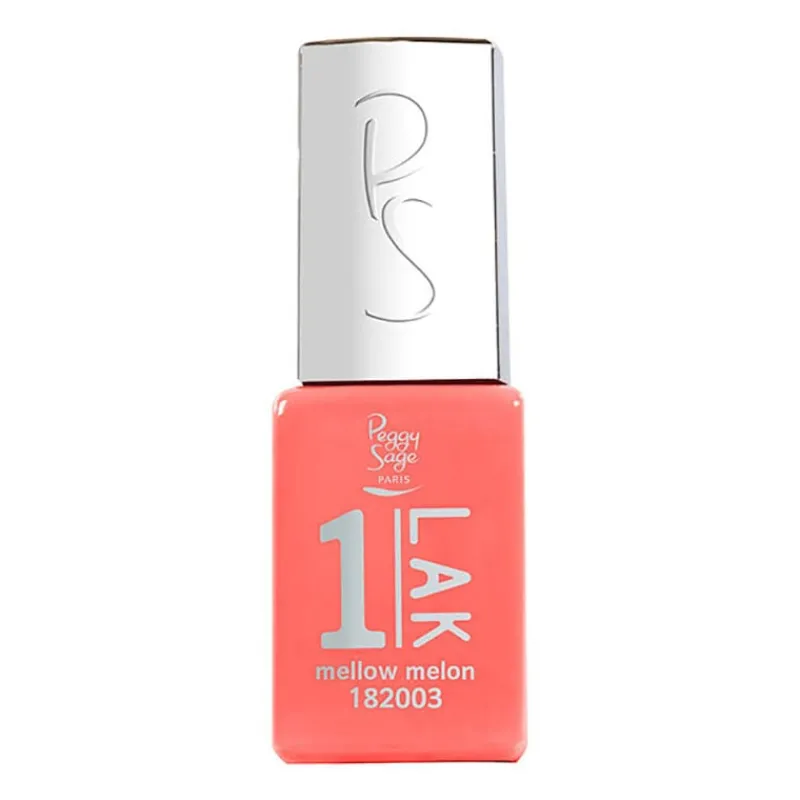 Peggy Sage 1-LAK vernis semi-permanent 3 en 1 Mellow Melon Clearance