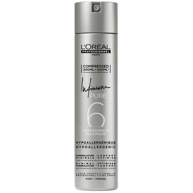 L’Oréal Professionnel Paris Laque Infinium Pure fixation extra forte 300ml Clearance