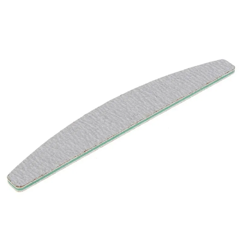 Kerasoin Professionnel Lime demi-lune zebra pour ongles artificiels 100/180 : Grain moyen / fin New